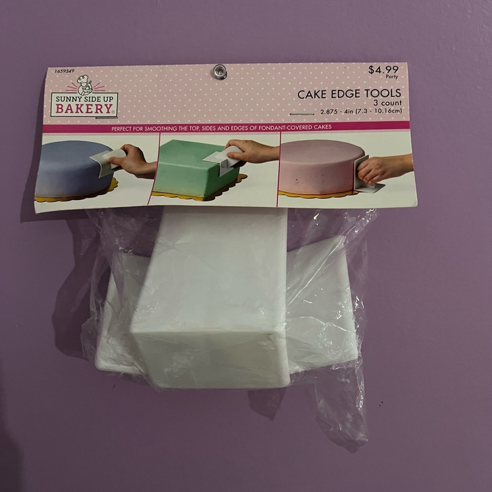 Cake Edge Tools - White